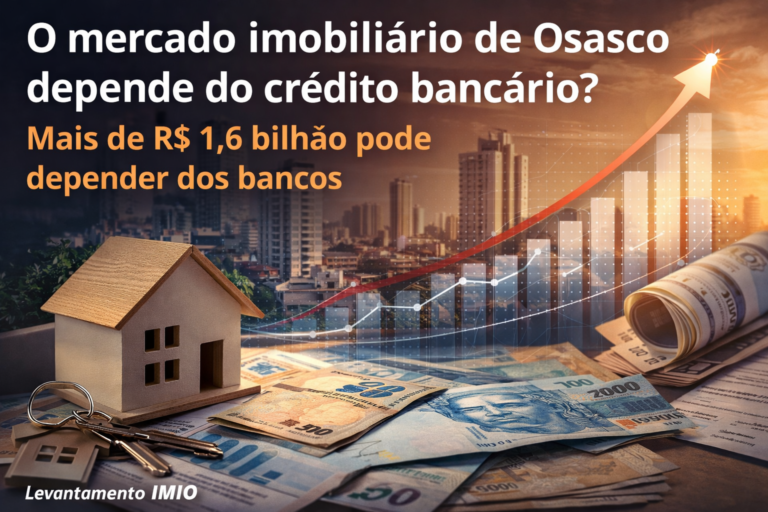 Mais de R$ 1,6 bilhão do mercado imobiliário de Osasco pode depender do crédito bancário